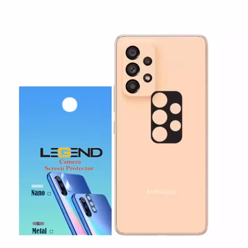 محافظ لنز دوربین لجند مدل قابدار مناسب برای موبایل سامسونگ Galaxy A53 5G