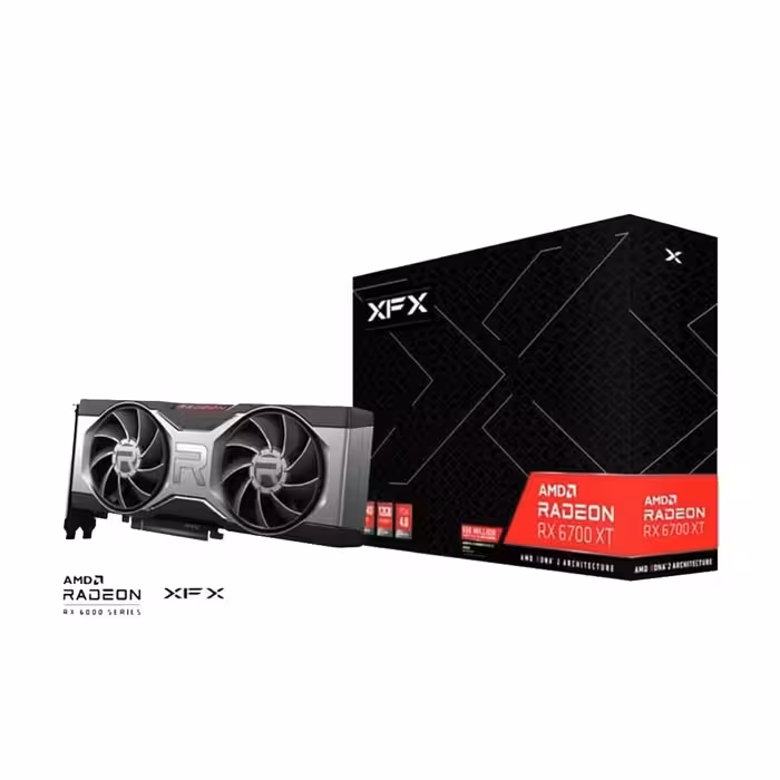 کارت گرافیک ایکس اف ایکس مدل Radeon RX 6700 XT Gaming 12GB GDDR6 SWFT حافظه 12 گیگابایت