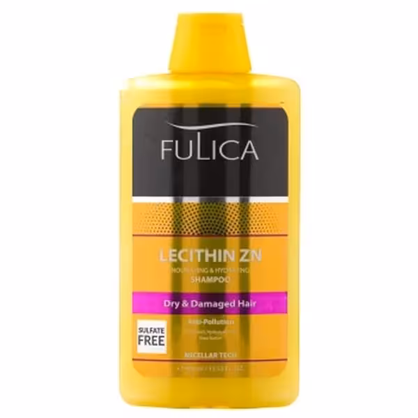 شامپو فاقد سولفات موهای خشک و آسیبدیده Lecithin ZN فولیکا 400 میلیلیتر Fulica