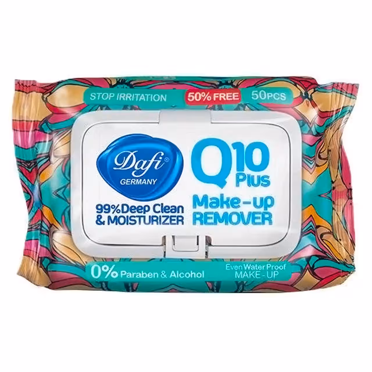 دستمال مرطوب دافی مدل Stop Irritation بسته 50 عددی