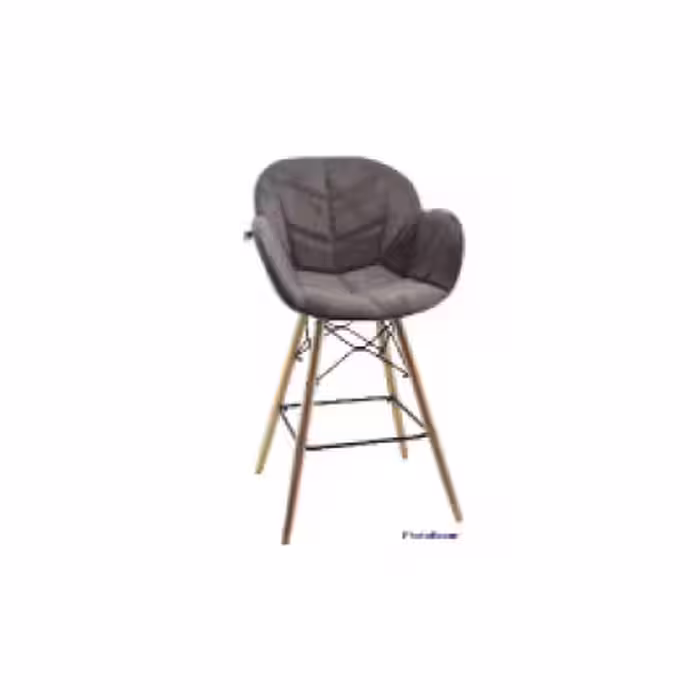 صندلی پایه چوبی بلند پارچه ای S600PE
