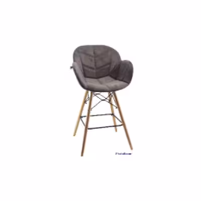 صندلی پایه چوبی بلند پارچه ای S600PE