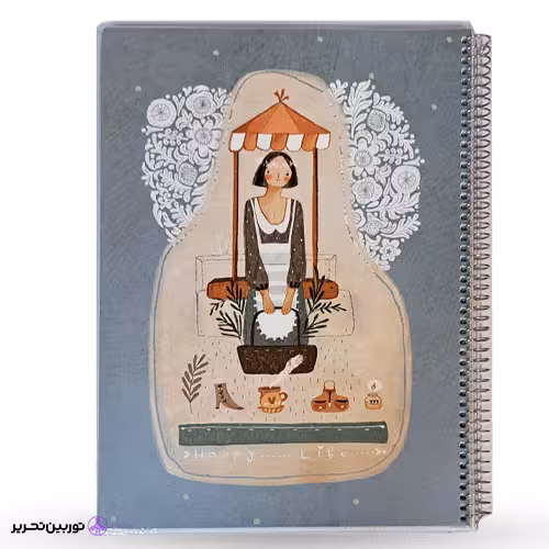 دفتر وزیری سیمی 100 برگ مجلد مستر نوت