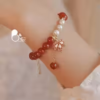 دستبند برگ پاییزی رنگی