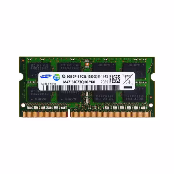 رم لپ تاپ DDR3 تک کاناله 1600 مگاهرتز CL11 سامسونگ مدل PC3L ظرفیت 8 گیگابایت | کالا مکس