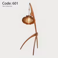 آباژور چوبی کنار سالنی رایکا مدل سنجاقک DARK601