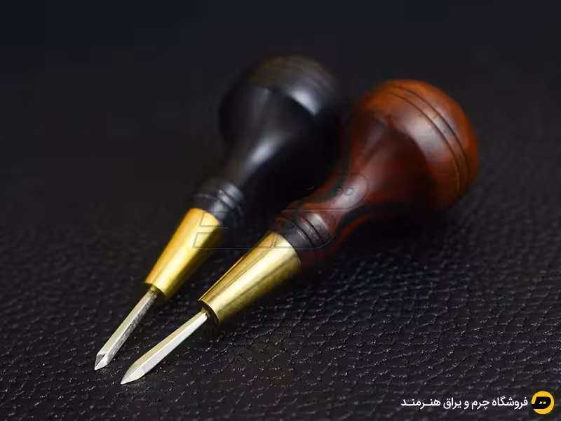 درفش اریب دسته چوب آبنوس سایز 3 میل