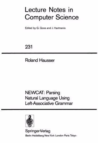 خرید و دانلود نسخه کامل کتاب NEWCAT: Parsing Natural Language Using Left-Associative Grammar