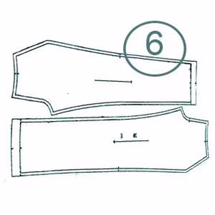 الگوی شلوار کودک 6 سال