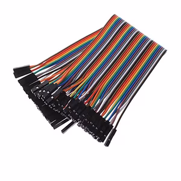 سیم برد بورد 20 سانتی متر فلتی ماده به ماده BREADBOARD WIRES