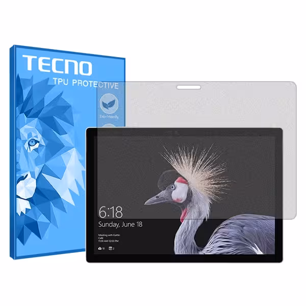 گلس تبلت مایکروسافت Surface Pro 5 مدل نانو هیدروژل مات برند تکنو کد 10332XL