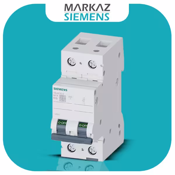 5sl6210-6 کلید مینیاتوری زیمنس 10 آمپر دو پل ، تیپ B