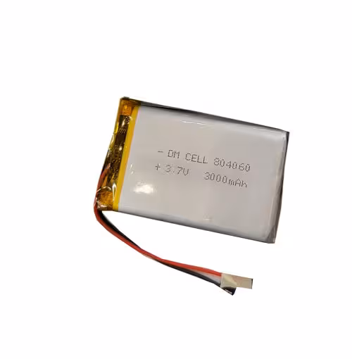 باتری لیتیوم پلیمر 3.7 ولت 3000 میلی آمپر 804060