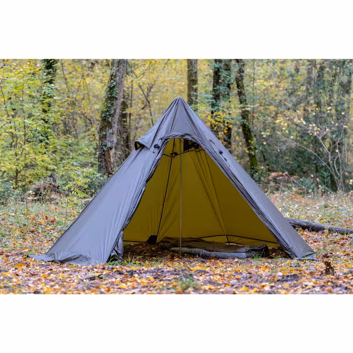 چادر بوشکرفت سولوگناک Solognsc Bushcraft / Bivak Waterproof Tent Canopy – Hunting And Nature Observing – Khaki – 2 Persons