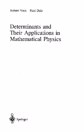 خرید و دانلود نسخه کامل کتاب Determinants and their applications in mathematical physics