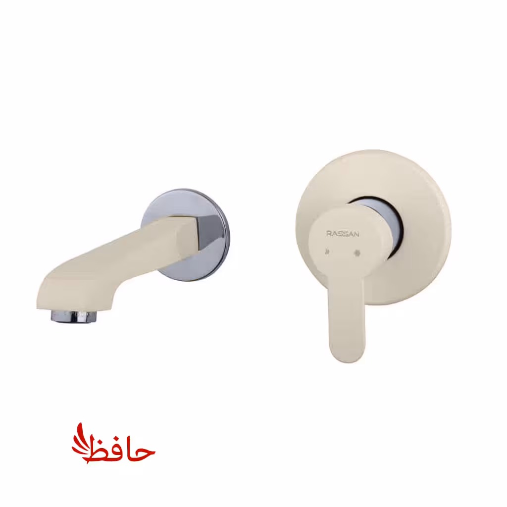 شیر روشویی توکار راسان مدل ویوات تنسو شیری کروم