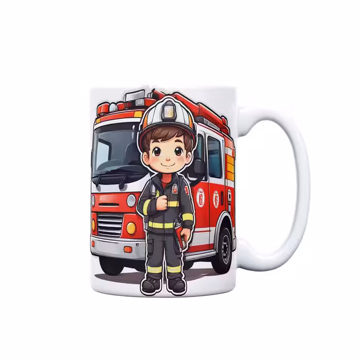 ماگ مدل مشاغل طرح آتش نشان کد 207