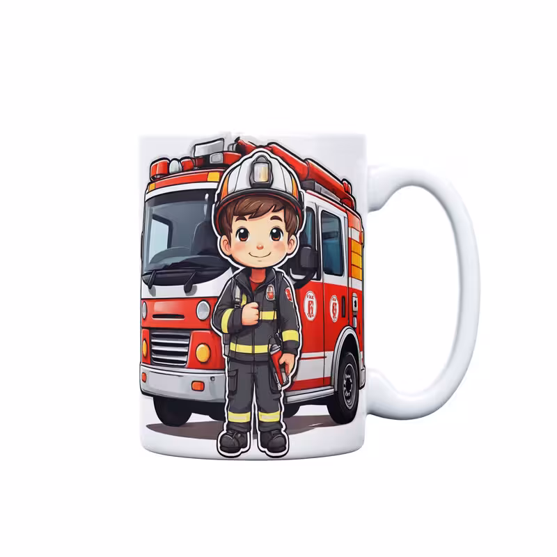 ماگ مدل مشاغل طرح آتش نشان کد 207