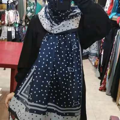 شال نخی اسپرت منگوله دار