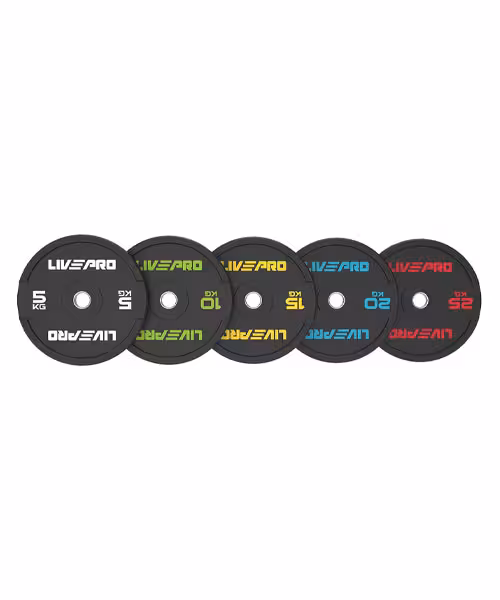صفحه هالتر LIVEPRO مدل LP8331 وزن 5 کیلوگرم بسته دو عددی