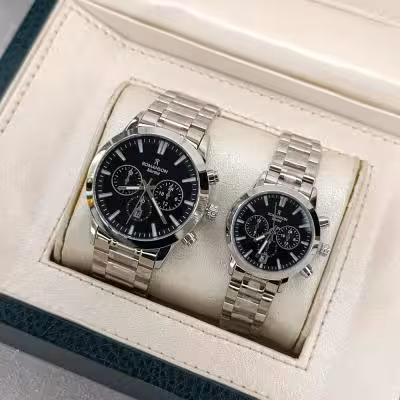 ساعت ست رومانسون نقره ای