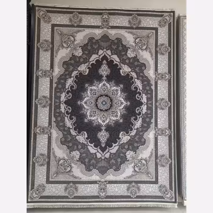 فرش ماشینی کاشان 12متری اکریلیک 700شانه باطراحی مدرن وکیفیت عالی