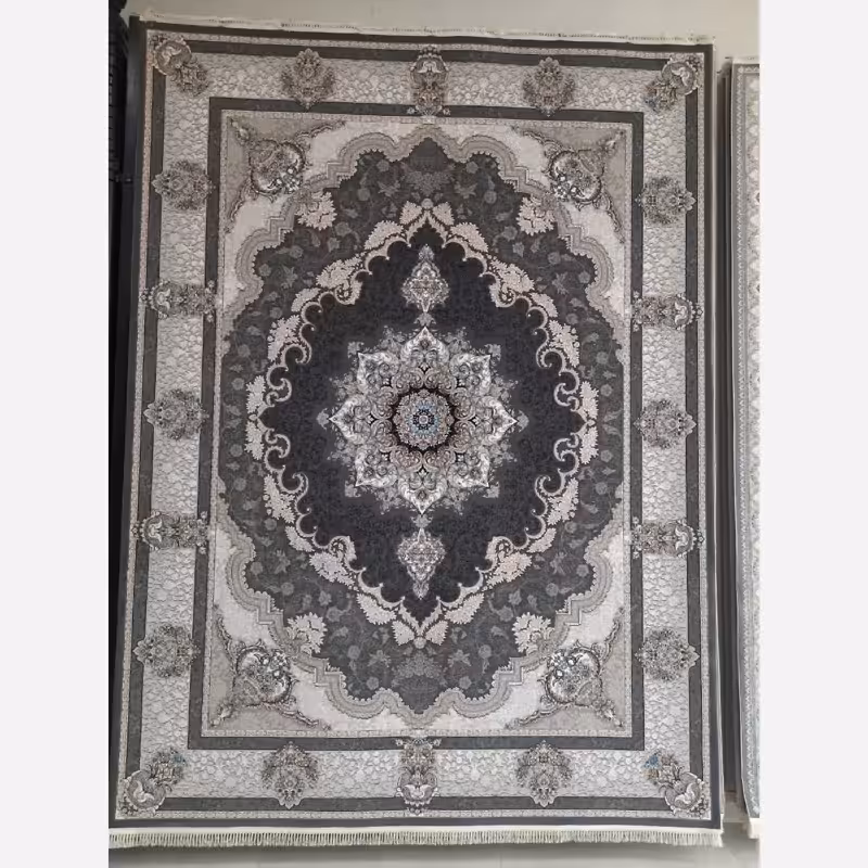 فرش ماشینی کاشان 12متری اکریلیک 700شانه باطراحی مدرن وکیفیت عالی