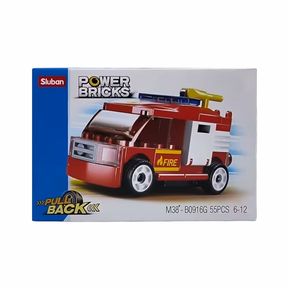 لگو ماشین آتش نشانی 55 قطعه کد NO.B0916G
