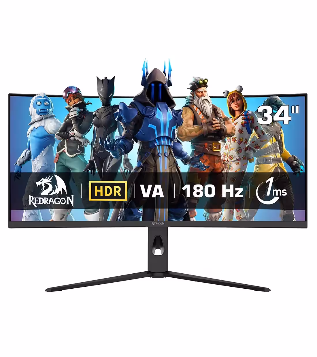خرید مانیتور گیمینگ 34 اینچ Redragon GMQ3418RVC با بهترین قیمت