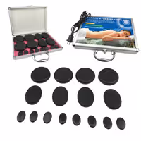 سنگ ماساژ 16 عددی بهمراه هیتر سنگ کیفی