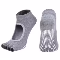 جوراب پیلاتس مدل کف ژله ای کد 7923651