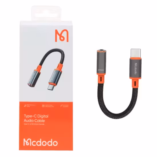 مبدل USB-C به جک 3.5 میلیمتری مک دودو مدل CA-7561