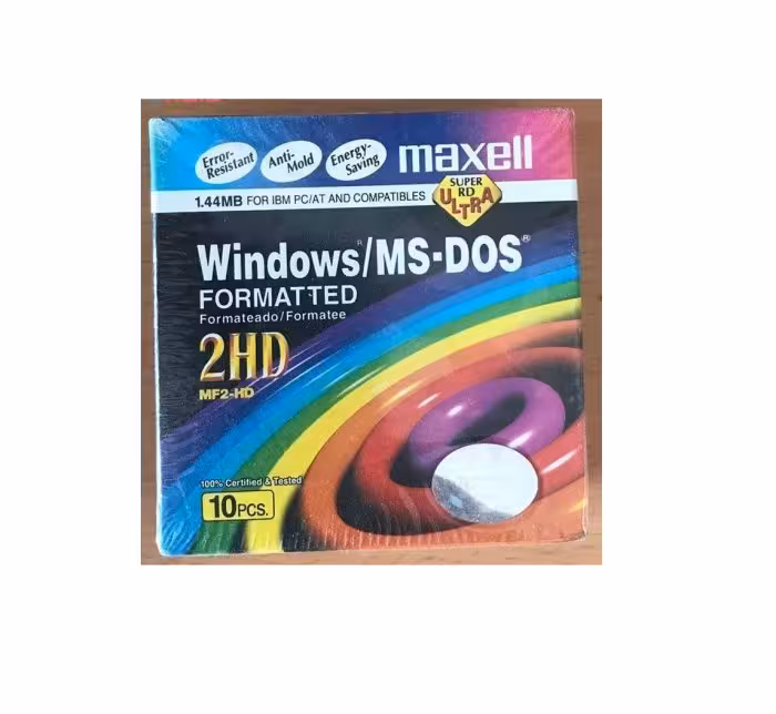 فلاپی دیسک خام maxell 1.44mb MF2HD  super RD ULTRA