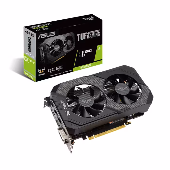 کارت گرافیک ایسوس TUF Gaming GeForce GTX 1660 SUPER OC Edition 6GB