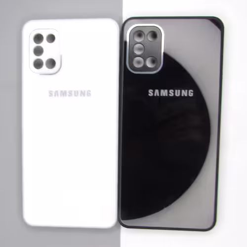 قاب سامسونگ A31 پشت گلس محافظ لنز دار