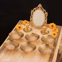 ست هفت سین برنجی آنتیک کد 1228