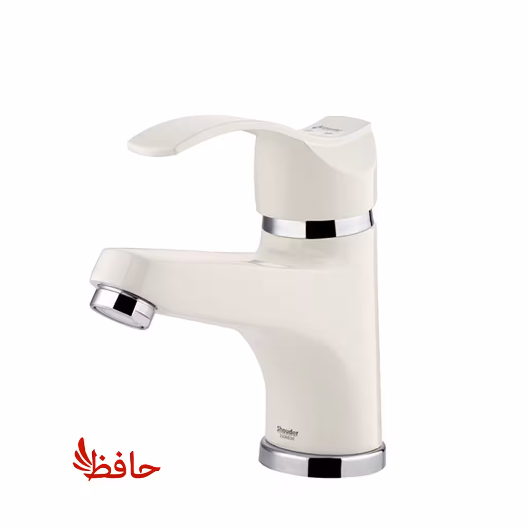 شیر روشویی شودر مدل اپال شیری کروم