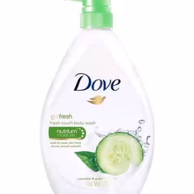 شامپو بدن داو Dove مدل go fresh رایحه خیار