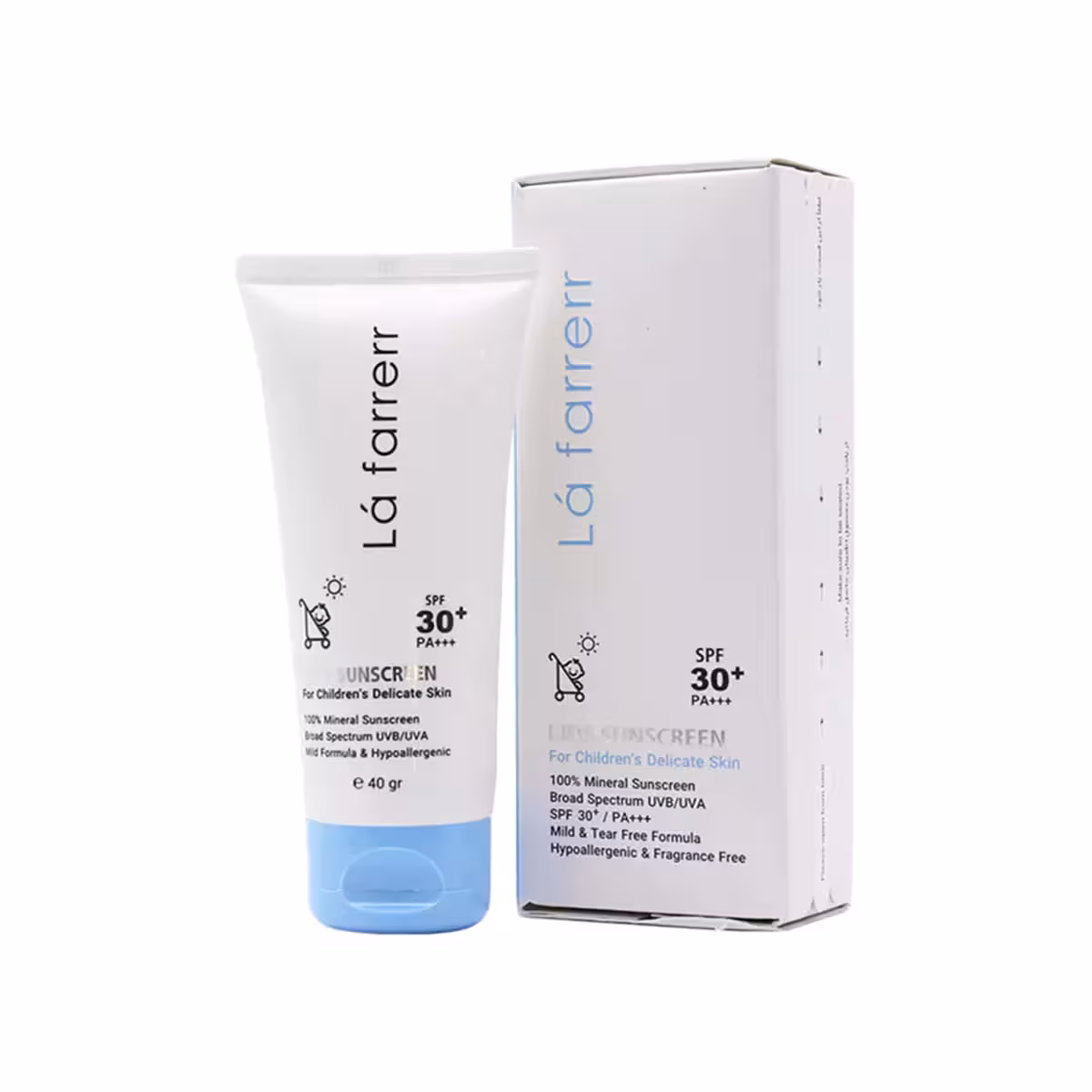 کرم ضد آفتاب کودکان SPF30 آبی ـ Kids Sunscreen Cream SPF30 Blue ـ لافارر