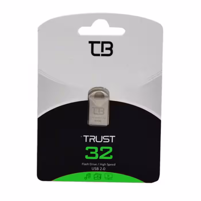 فلش تروبایت مدل Trust ظرفیت 32 گیگ   گارانتی مادام العمر