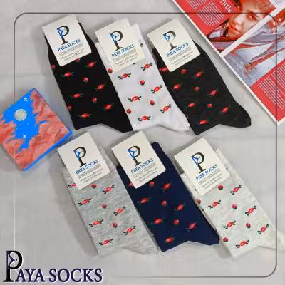 جوراب زنانه شکوفه پک 12جفتی(ساقدار)