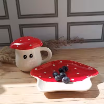 ست ماگ وبشقاب (زیرماگی)قارچ