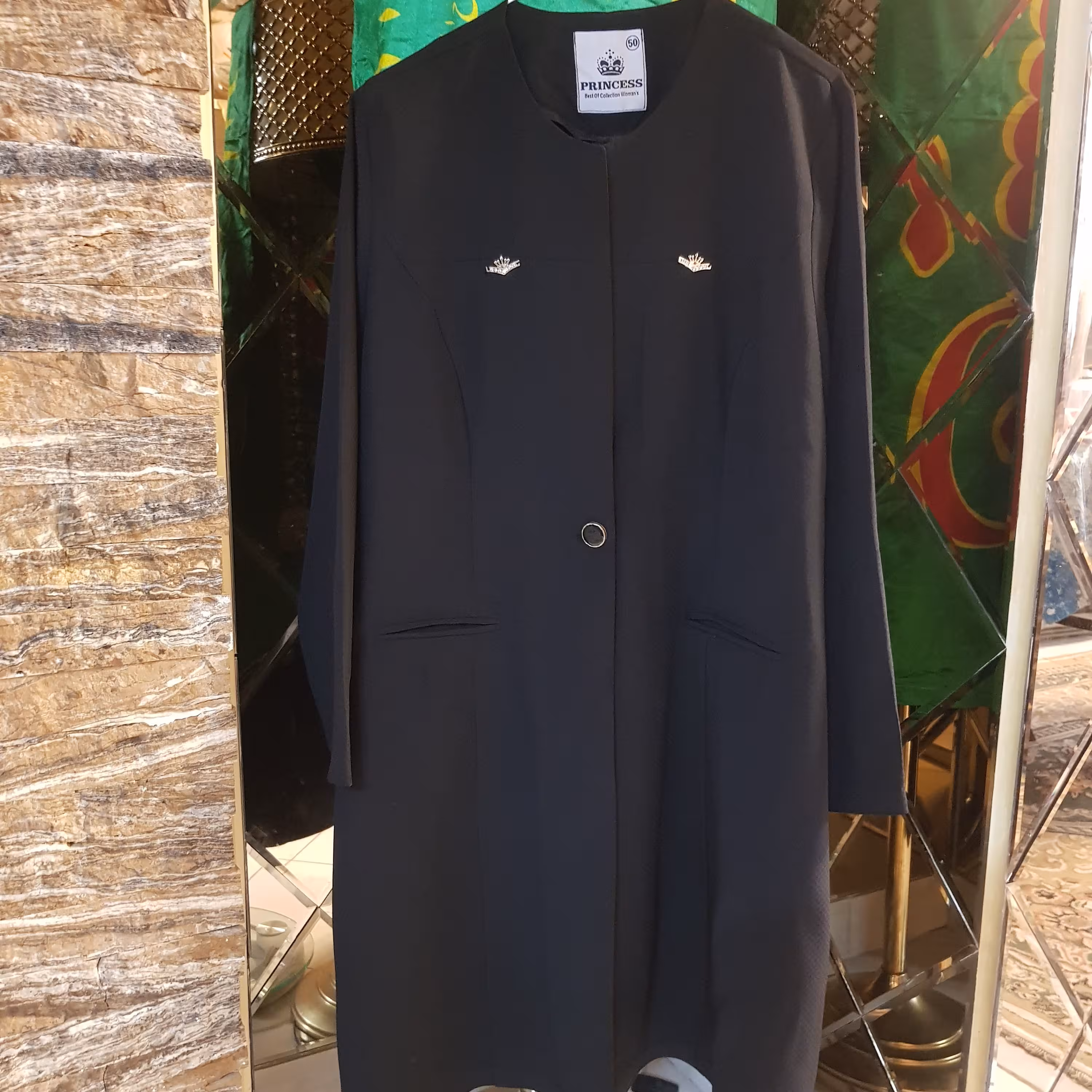 مانتو مشکی مازراتی اعلا (ارسال رایگان)