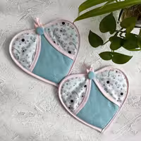 دستگیره قلبی مخمل یگانه - طرح 60