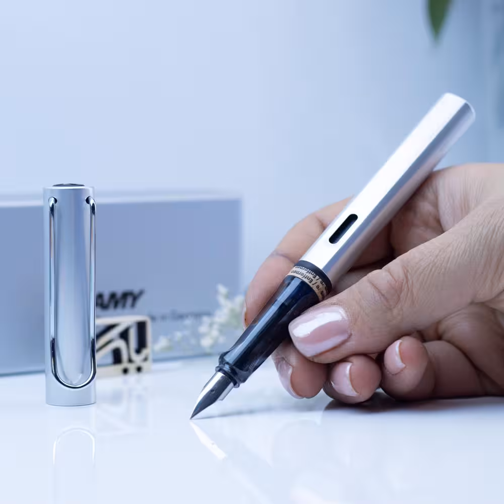 لامی خودنویس آل استار نقره ای LAMY AL STAR FP White silver 25