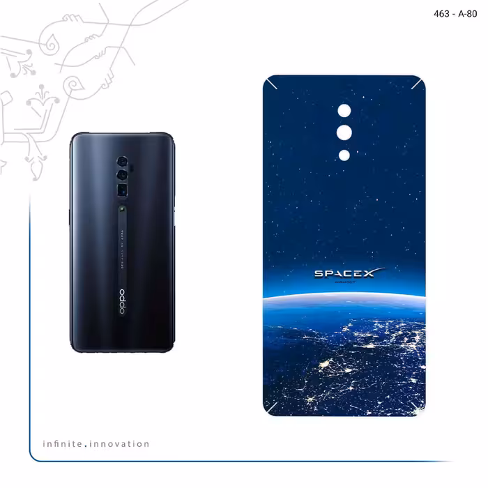 برچسب پوششی ماهوت مدل Space X مناسب برای گوشی موبایل اپو RENO 10X