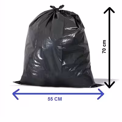 کیسه زباله مدل ضخیم کد 70×55 بسته 20 عددی