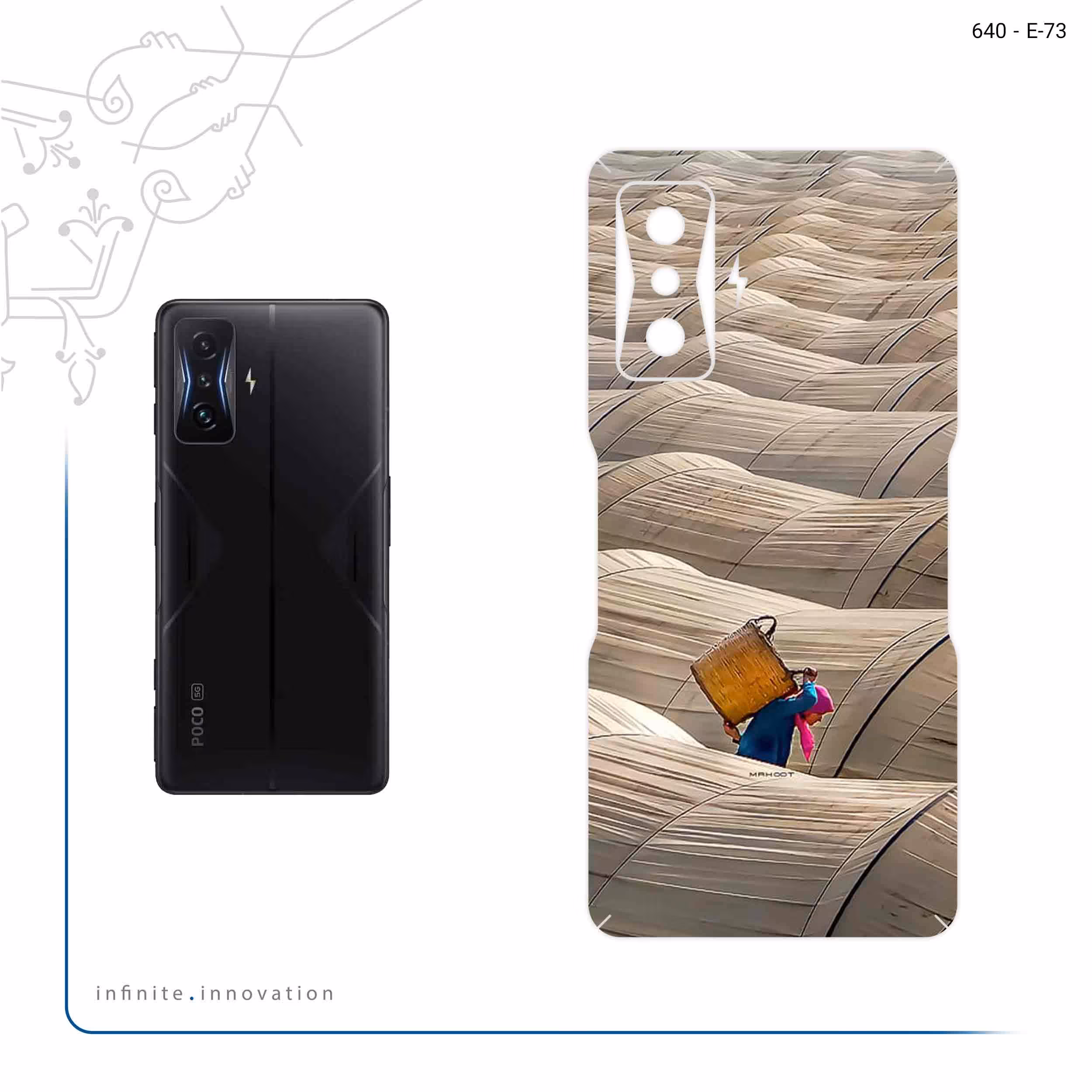 برچسب پوششی ماهوت مدل Strawberry Greenhouses مناسب برای گوشی موبایل شیائومی Redmi K50 Gaming