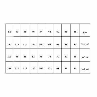الگو آماده خیاطی بالاتنه و آستین و شلوار زنانه متد مولر کد 1 سایز 36 تا 52 بسته 20 عددی