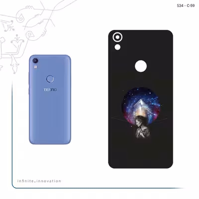 برچسب پوششی ماهوت مدل Collage of surreal Portrait of Women 3 مناسب برای گوشی موبایل تکنو Camon CM